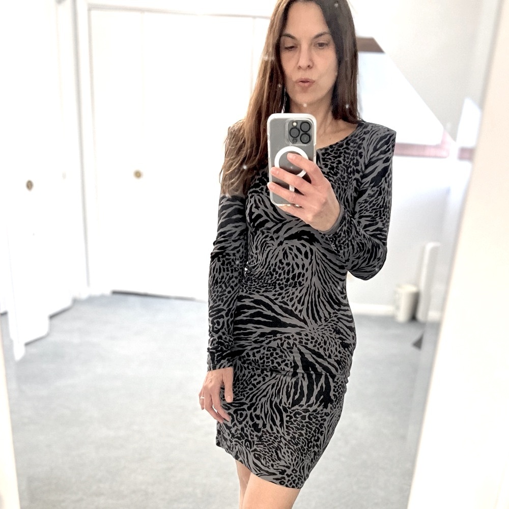 Alice + Olivia animal print Bodycon